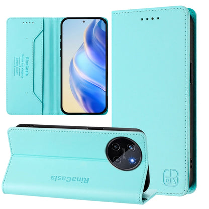 RC01 Dual-Folded Magnetic Suction RFID Leather Phone Case, For Realme Note 50 4G / C51 4G / C53 4G, For Realme C67 4G Global, For Realme 11 4G Global