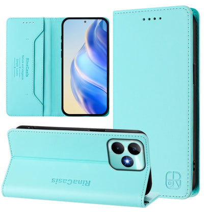 RC01 Dual-Folded Magnetic Suction RFID Leather Phone Case, For Realme Note 50 4G / C51 4G / C53 4G, For Realme C67 4G Global, For Realme 11 4G Global