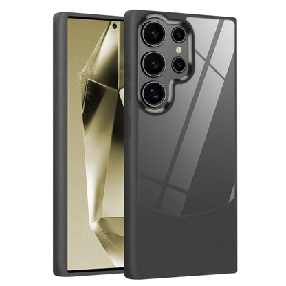 Litchi Texture TPU Hybrid Acrylic Phone Case, For Samsung Galaxy S25 5G, For Samsung Galaxy S25+ 5G, For Samsung Galaxy S25 Ultra 5G, For Samsung Galaxy S24 FE 5G, For Samsung Galaxy S24 Ultra 5G, For Samsung Galaxy S24+ 5G