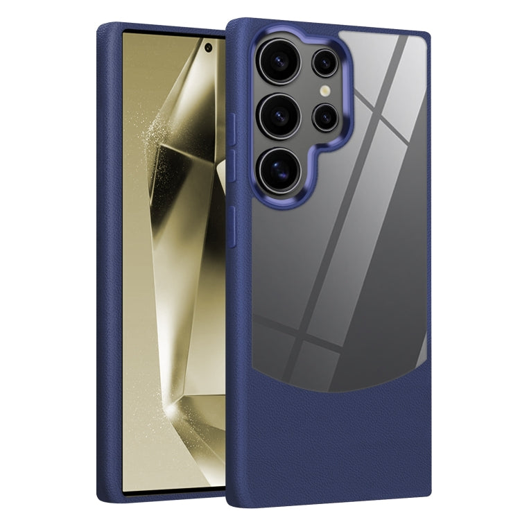 Litchi Texture TPU Hybrid Acrylic Phone Case, For Samsung Galaxy S25 5G, For Samsung Galaxy S25+ 5G, For Samsung Galaxy S25 Ultra 5G, For Samsung Galaxy S24 FE 5G, For Samsung Galaxy S24 Ultra 5G, For Samsung Galaxy S24+ 5G