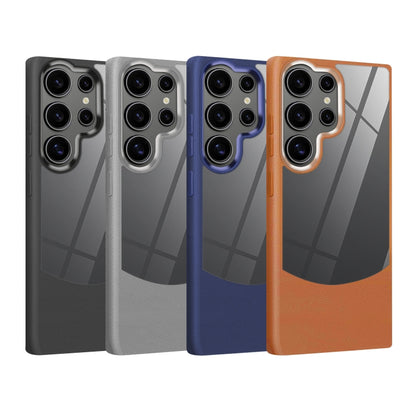Litchi Texture TPU Hybrid Acrylic Phone Case, For Samsung Galaxy S25 5G, For Samsung Galaxy S25+ 5G, For Samsung Galaxy S25 Ultra 5G, For Samsung Galaxy S24 FE 5G, For Samsung Galaxy S24 Ultra 5G, For Samsung Galaxy S24+ 5G