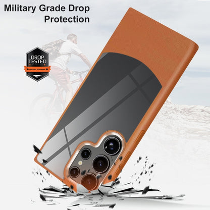 Litchi Texture TPU Hybrid Acrylic Phone Case, For Samsung Galaxy S25 5G, For Samsung Galaxy S25+ 5G, For Samsung Galaxy S25 Ultra 5G, For Samsung Galaxy S24 FE 5G, For Samsung Galaxy S24 Ultra 5G, For Samsung Galaxy S24+ 5G