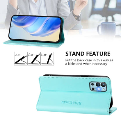 RC01 Dual-Folded Magnetic Suction RFID Leather Phone Case, For OnePlus 9R / OnePlus 8T, For OnePlus Nord CE 5G, For OnePlus Nord 2 5G