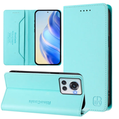 RC01 Dual-Folded Magnetic Suction RFID Leather Phone Case, For OnePlus Ace Pro / OnePlus 10T Global, For OnePlus Nord 2T, For OnePlus 10R / OnePlus Ace