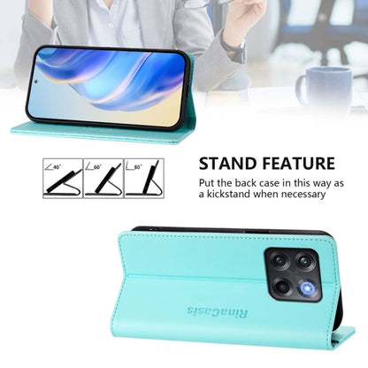 RC01 Dual-Folded Magnetic Suction RFID Leather Phone Case, For OnePlus Ace Pro / OnePlus 10T Global, For OnePlus Nord 2T, For OnePlus 10R / OnePlus Ace