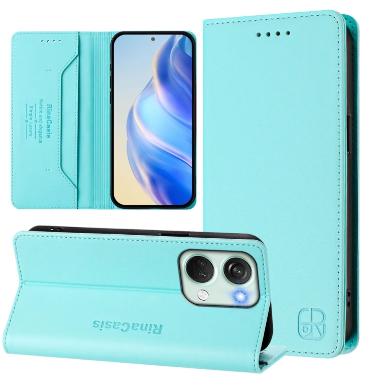 RC01 Dual-Folded Magnetic Suction RFID Leather Phone Case, For OnePlus Nord CE3, For OnePlus Nord CE 3 Lite / Nord N30, For OnePlus Nord 3 / OnePlus Ace 2V