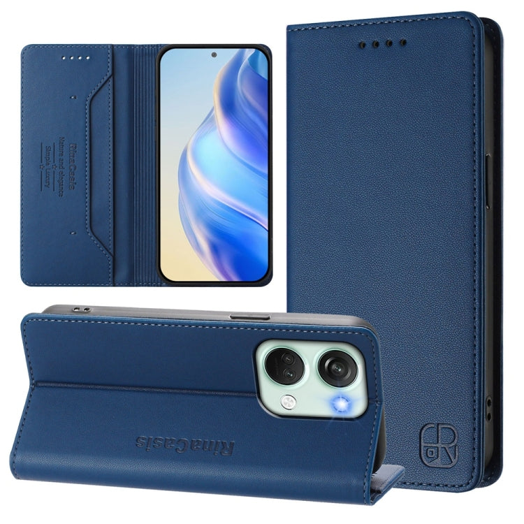 RC01 Dual-Folded Magnetic Suction RFID Leather Phone Case, For OnePlus Nord CE3, For OnePlus Nord CE 3 Lite / Nord N30, For OnePlus Nord 3 / OnePlus Ace 2V