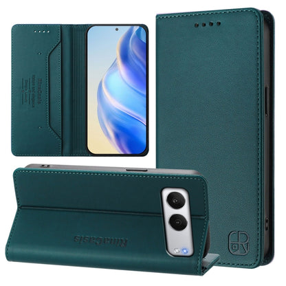 RC01 Dual-Folded Magnetic Suction RFID Leather Phone Case, For OnePlus Nord 4, For OnePlus Nord 4 5G Global, For OnePlus Nord CE4 Lite