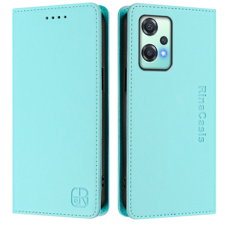 RC01 Dual-Folded Magnetic Suction RFID Leather Phone Case, For OnePlus Nord CE 2 Lite 5G / Nord 2 Lite, For OnePlus Nord CE4, For OnePlus Nord N30 SE