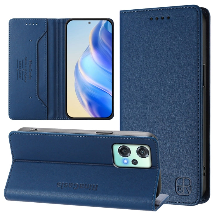 RC01 Dual-Folded Magnetic Suction RFID Leather Phone Case, For OnePlus Nord CE 2 Lite 5G / Nord 2 Lite, For OnePlus Nord CE4, For OnePlus Nord N30 SE