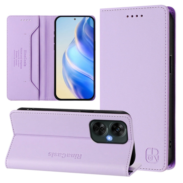 RC01 Dual-Folded Magnetic Suction RFID Leather Phone Case, For OnePlus Nord CE3, For OnePlus Nord CE 3 Lite / Nord N30, For OnePlus Nord 3 / OnePlus Ace 2V