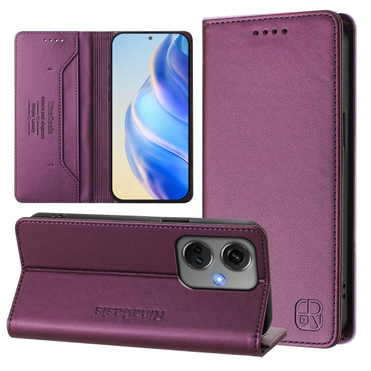 RC01 Dual-Folded Magnetic Suction RFID Leather Phone Case, For OnePlus Nord CE3, For OnePlus Nord CE 3 Lite / Nord N30, For OnePlus Nord 3 / OnePlus Ace 2V