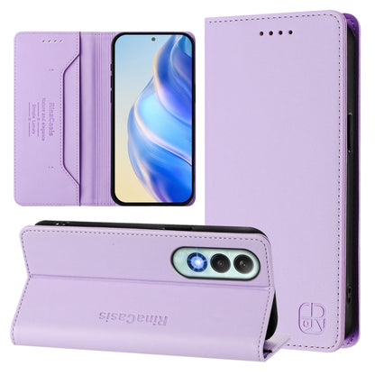 RC01 Dual-Folded Magnetic Suction RFID Leather Phone Case, For OnePlus Nord CE 2 Lite 5G / Nord 2 Lite, For OnePlus Nord CE4, For OnePlus Nord N30 SE