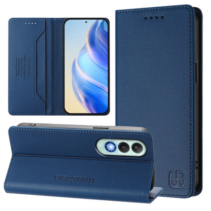 RC01 Dual-Folded Magnetic Suction RFID Leather Phone Case, For OnePlus Nord CE 2 Lite 5G / Nord 2 Lite, For OnePlus Nord CE4, For OnePlus Nord N30 SE