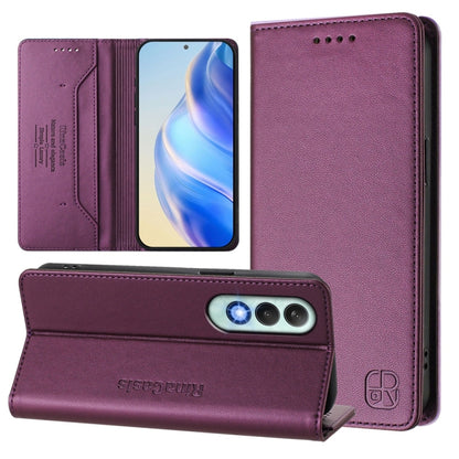 RC01 Dual-Folded Magnetic Suction RFID Leather Phone Case, For OnePlus Nord CE 2 Lite 5G / Nord 2 Lite, For OnePlus Nord CE4, For OnePlus Nord N30 SE