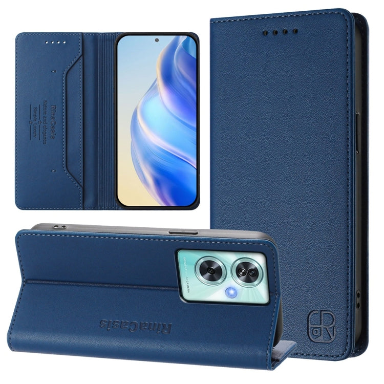 RC01 Dual-Folded Magnetic Suction RFID Leather Phone Case, For OnePlus Nord CE 2 Lite 5G / Nord 2 Lite, For OnePlus Nord CE4, For OnePlus Nord N30 SE