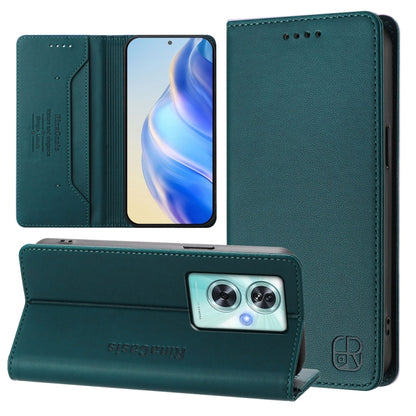 RC01 Dual-Folded Magnetic Suction RFID Leather Phone Case, For OnePlus Nord CE 2 Lite 5G / Nord 2 Lite, For OnePlus Nord CE4, For OnePlus Nord N30 SE
