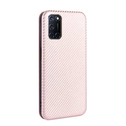 Carbon Fiber Texture Magnetic Horizontal Flip TPU + PC + PU Leather Case with Card Slot, For OPPO A52 / A72 / A92, For OPPO A91 / F15 Reno3(Southeast Asia Version), For OPPO A92s, For OPPO Ace2