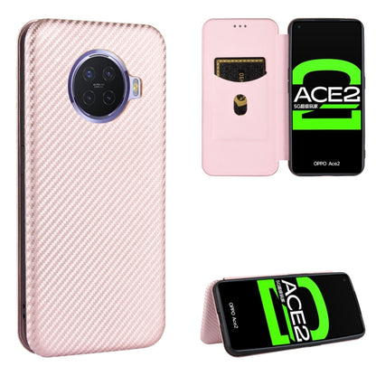 Carbon Fiber Texture Magnetic Horizontal Flip TPU + PC + PU Leather Case with Card Slot, For OPPO A52 / A72 / A92, For OPPO A91 / F15 Reno3(Southeast Asia Version), For OPPO A92s, For OPPO Ace2