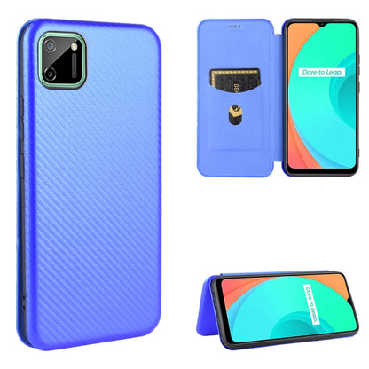 Carbon Fiber Texture Magnetic Horizontal Flip TPU + PC + PU Leather Case with Card Slot, For OPPO Find X2 Pro, For OPPO Find X2, For OPPO Realme C11, For OPPO Realme C15