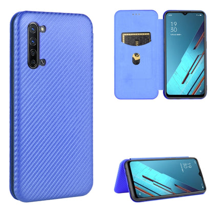 Carbon Fiber Texture Magnetic Horizontal Flip TPU + PC + PU Leather Case with Card Slot, For OPPO Reno3 5G / Find X2 Lite, For OPPO Reno3 5G (Japanese Version), For OPPO Reno3 Pro 5G / Find X2 Neo, For OPPO Reno4 4G
