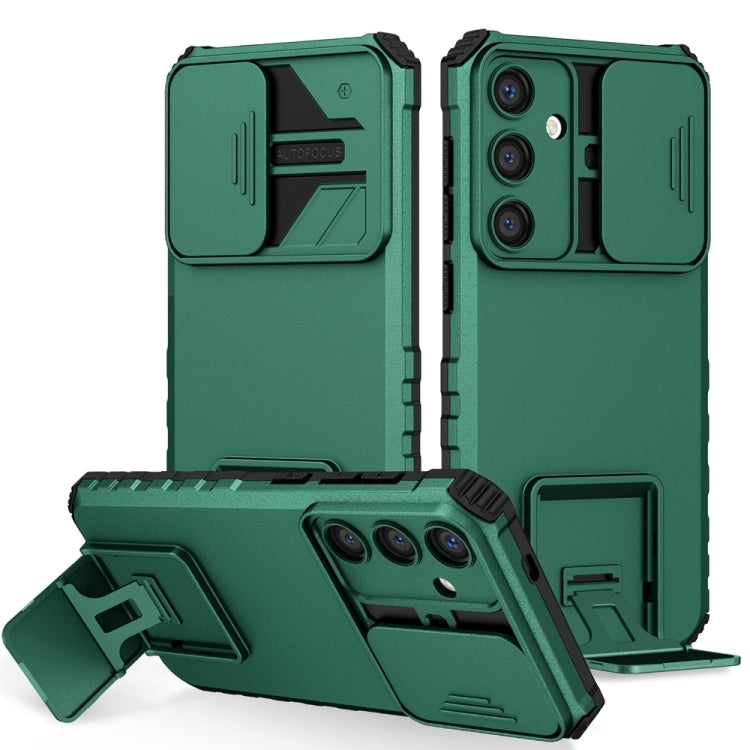 Stereoscopic Holder Sliding Camshield Phone Case, For Samsung Galaxy S25 5G, For Samsung Galaxy S25+ 5G, For Samsung Galaxy S25 Ultra 5G
