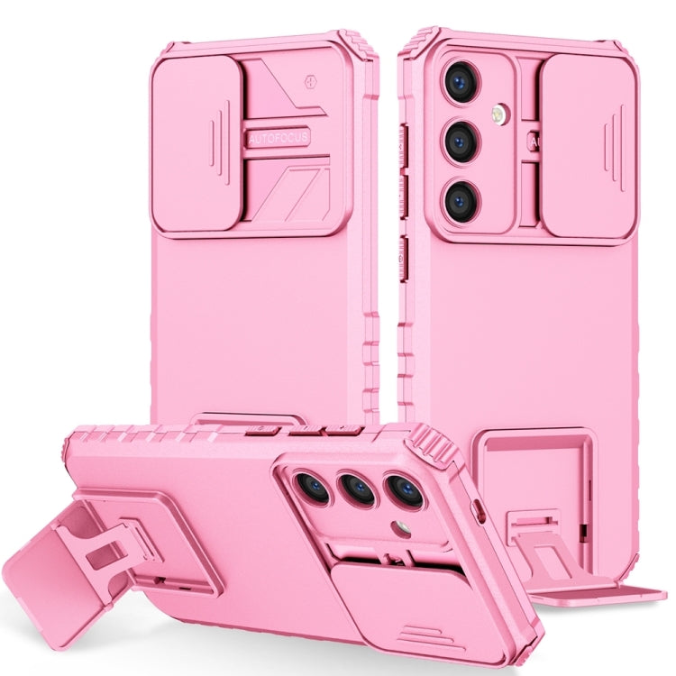 Stereoscopic Holder Sliding Camshield Phone Case, For Samsung Galaxy S25 5G, For Samsung Galaxy S25+ 5G, For Samsung Galaxy S25 Ultra 5G
