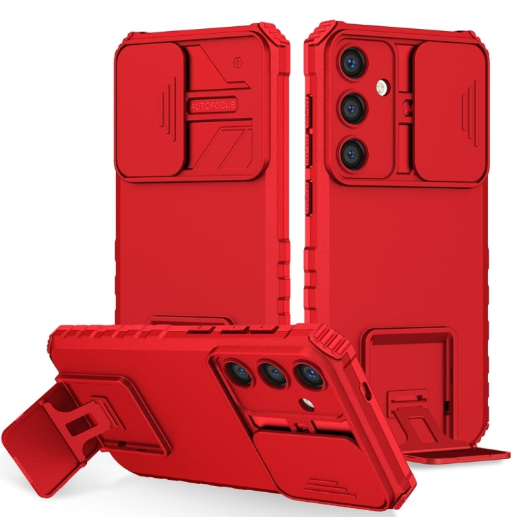 Stereoscopic Holder Sliding Camshield Phone Case, For Samsung Galaxy S25 5G, For Samsung Galaxy S25+ 5G, For Samsung Galaxy S25 Ultra 5G