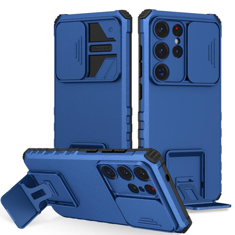 Stereoscopic Holder Sliding Camshield Phone Case, For Samsung Galaxy S25 5G, For Samsung Galaxy S25+ 5G, For Samsung Galaxy S25 Ultra 5G