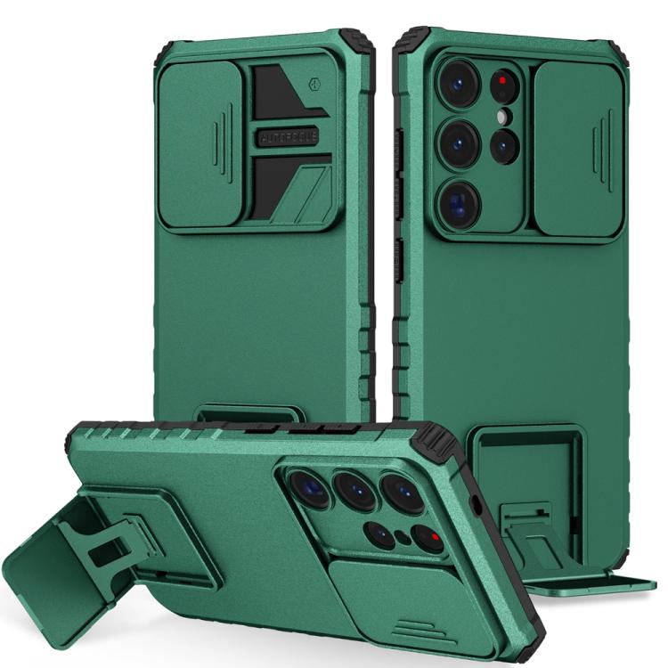 Stereoscopic Holder Sliding Camshield Phone Case, For Samsung Galaxy S25 5G, For Samsung Galaxy S25+ 5G, For Samsung Galaxy S25 Ultra 5G