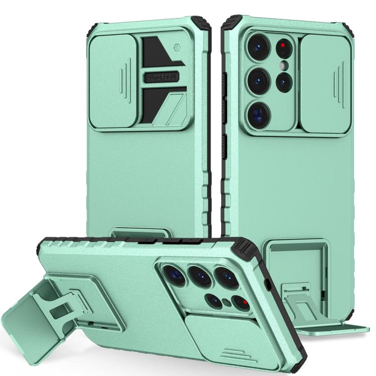 Stereoscopic Holder Sliding Camshield Phone Case, For Samsung Galaxy S25 5G, For Samsung Galaxy S25+ 5G, For Samsung Galaxy S25 Ultra 5G