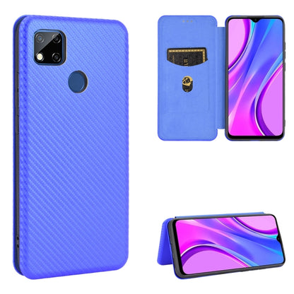 Carbon Fiber Texture Magnetic Horizontal Flip TPU + PC + PU Leather Case with Card Slot, For Xiaomi Redmi 8A, For Xiaomi Redmi 9C, For Xiaomi Redmi 8, For Xiaomi Redmi 9