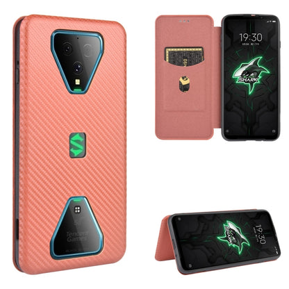 Carbon Fiber Texture Magnetic Horizontal Flip TPU + PC + PU Leather Case with Card Slot, For Xiaomi Mi CC9 Pro, For Xiaomi Mi Note 10 Lite, For Xiaomi Black Shark 3, For Xiaomi Mi 10 Pro 5G