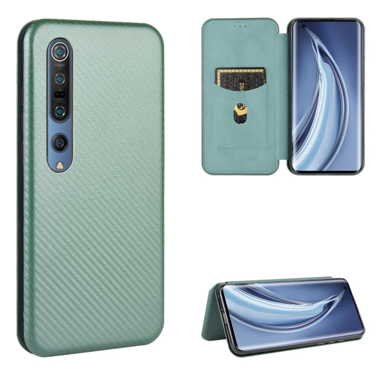 Carbon Fiber Texture Magnetic Horizontal Flip TPU + PC + PU Leather Case with Card Slot, For Xiaomi Mi CC9 Pro, For Xiaomi Mi Note 10 Lite, For Xiaomi Black Shark 3, For Xiaomi Mi 10 Pro 5G