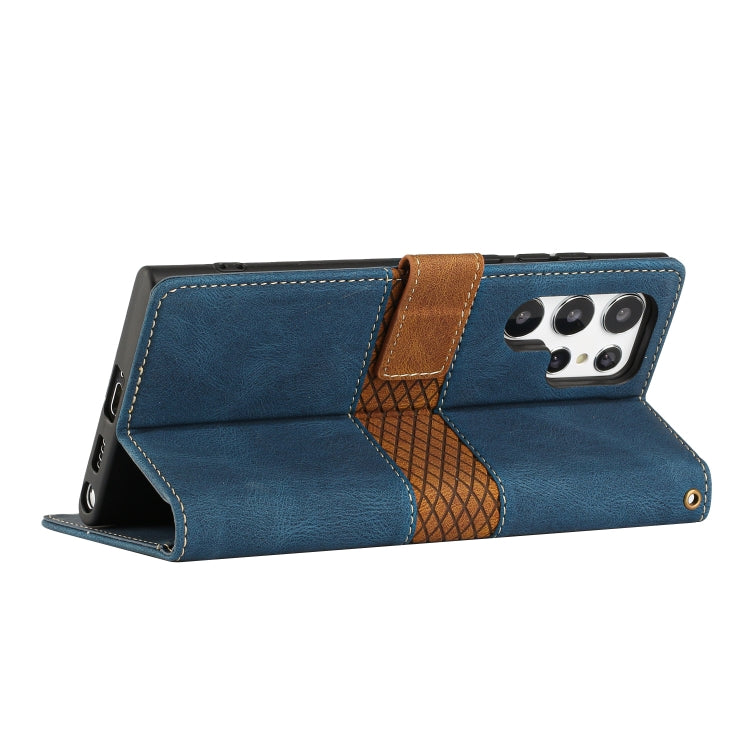 Grid Stitching Leather Phone Case with Lanyard, For Samsung Galaxy S22 Ultra 5G, For Samsung Galaxy S22+ 5G, For Samsung Galaxy S22 5G, For Samsung Galaxy S21 FE 5G, For Samsung Galaxy S21 5G, For Samsung Galaxy S21+ 5G