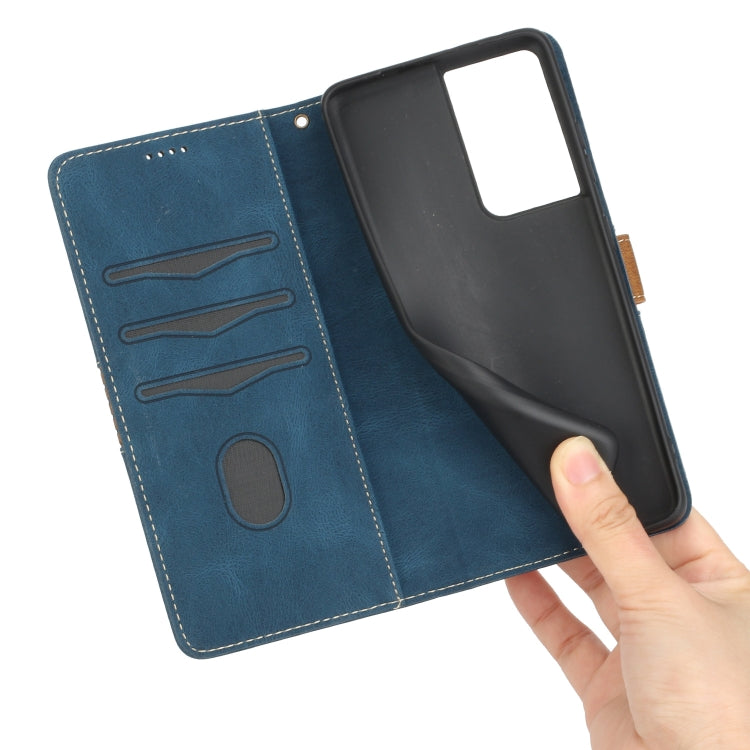 Grid Stitching Leather Phone Case with Lanyard, For Samsung Galaxy S21 Ultra 5G