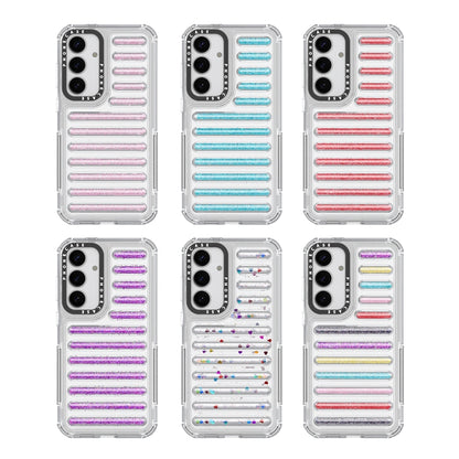 Capsule Glitter TPU Hybrid PC Airbag Phone Case, For Samsung Galaxy S25 5G, For Samsung Galaxy S25+ 5G, For Samsung Galaxy S25 Ultra 5G
