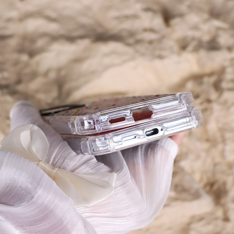 Capsule Glitter TPU Hybrid PC Airbag Phone Case, For Samsung Galaxy S25 5G, For Samsung Galaxy S25+ 5G, For Samsung Galaxy S25 Ultra 5G