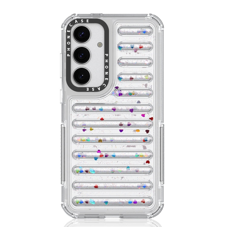 Capsule Glitter TPU Hybrid PC Airbag Phone Case, For Samsung Galaxy S25 5G, For Samsung Galaxy S25+ 5G, For Samsung Galaxy S25 Ultra 5G