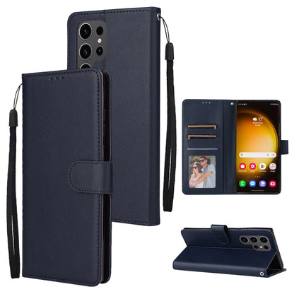3-Card Slots Multifunctional Leather Phone Case, For Samsung Galaxy S25 5G, For Samsung Galaxy S25+ 5G, For Samsung Galaxy S25 Ultra 5G