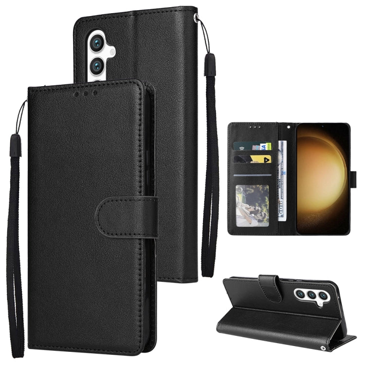 3-Card Slots Multifunctional Leather Phone Case, For Samsung Galaxy S25 5G, For Samsung Galaxy S25+ 5G, For Samsung Galaxy S25 Ultra 5G