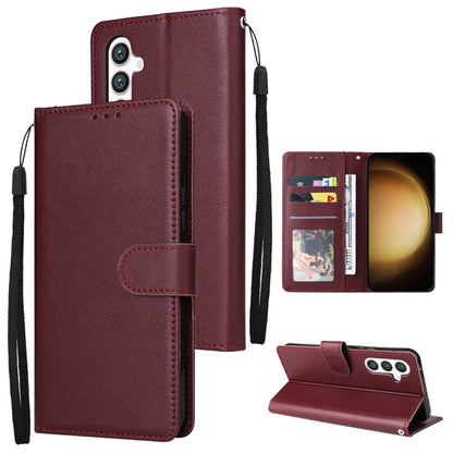 3-Card Slots Multifunctional Leather Phone Case, For Samsung Galaxy S25 5G, For Samsung Galaxy S25+ 5G, For Samsung Galaxy S25 Ultra 5G