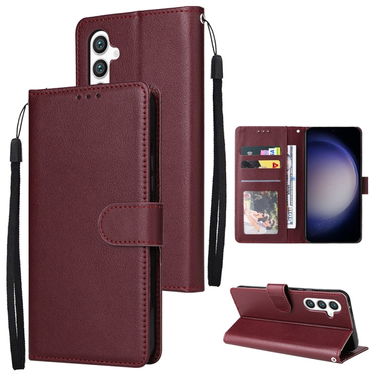 3-Card Slots Multifunctional Leather Phone Case, For Samsung Galaxy S25 5G, For Samsung Galaxy S25+ 5G, For Samsung Galaxy S25 Ultra 5G