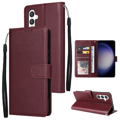 3-Card Slots Multifunctional Leather Phone Case, For Samsung Galaxy S25 5G, For Samsung Galaxy S25+ 5G, For Samsung Galaxy S25 Ultra 5G