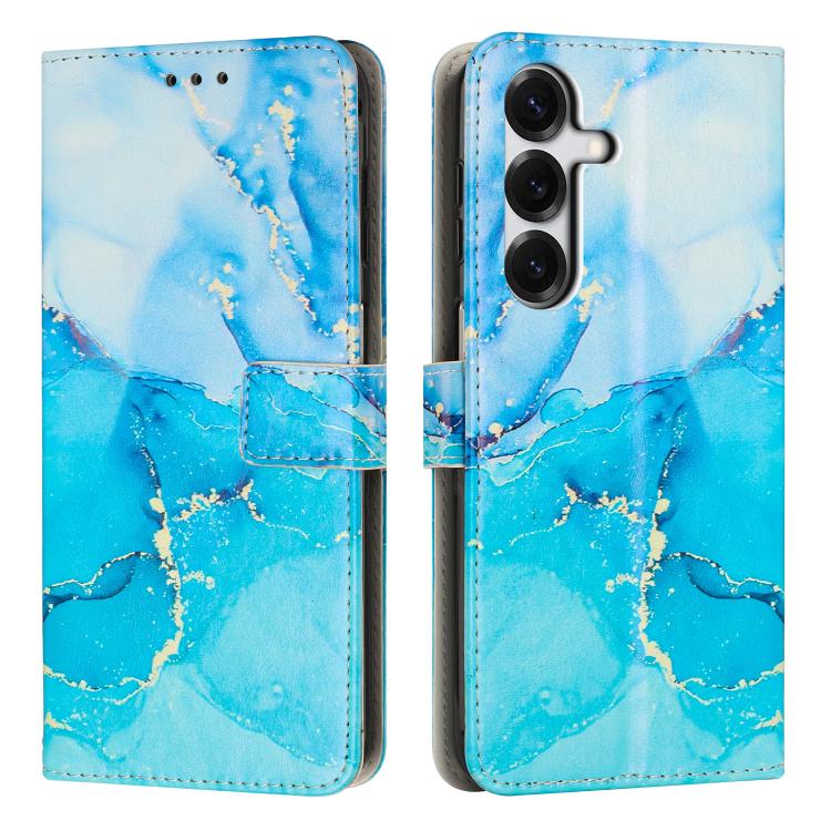 Painted Marble Pattern Leather Phone Case, For Galaxy S26 FE 5G, For Samsung Galaxy S26+ 5G, For Samsung Galaxy S26 Ultra 5G, For Samsung Galaxy S26 5G