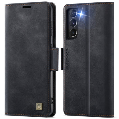 AutSpace A11 Side Buckle MagSafe Magnetic RFID Phone Leather Case, For Samsung Galaxy S23 FE 5G, For Samsung Galaxy S23 Ultra 5G, For Samsung Galaxy S23+ 5G, For Samsung Galaxy S23 5G, For Samsung Galaxy S22 Ultra 5G, For Samsung Galaxy S22+ 5G