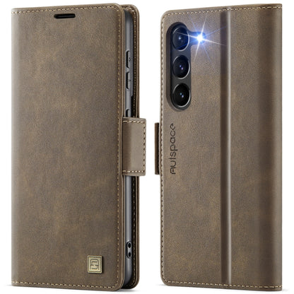 AutSpace A11 Side Buckle MagSafe Magnetic RFID Phone Leather Case, For Samsung Galaxy S23 FE 5G, For Samsung Galaxy S23 Ultra 5G, For Samsung Galaxy S23+ 5G, For Samsung Galaxy S23 5G, For Samsung Galaxy S22 Ultra 5G, For Samsung Galaxy S22+ 5G