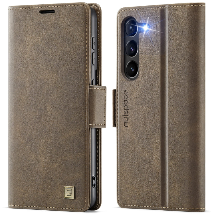 AutSpace A11 Side Buckle MagSafe Magnetic RFID Phone Leather Case, For Samsung Galaxy S23 FE 5G, For Samsung Galaxy S23 Ultra 5G, For Samsung Galaxy S23+ 5G, For Samsung Galaxy S23 5G, For Samsung Galaxy S22 Ultra 5G, For Samsung Galaxy S22+ 5G