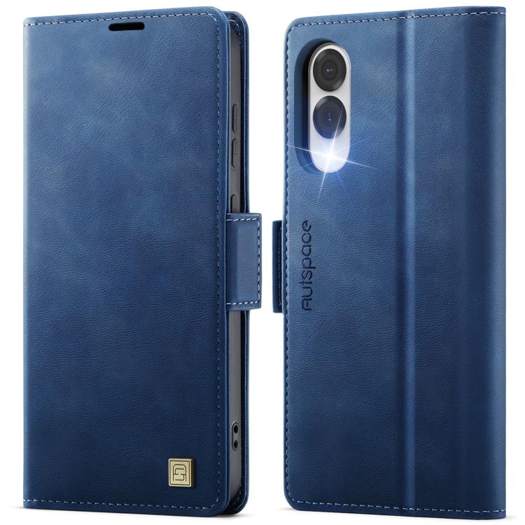 AutSpace A11 Side Buckle MagSafe Magnetic RFID Phone Leather Case, For Samsung Galaxy S26+ 5G, For Samsung Galaxy S26 Ultra 5G, For Samsung Galaxy S26 5G, For Samsung Galaxy S25 FE 5G, For Samsung Galaxy S25 Edge 5G, For Samsung Galaxy S25 5G