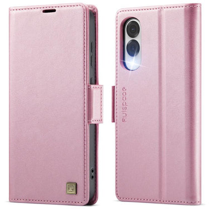 AutSpace A11 Side Buckle MagSafe Magnetic RFID Phone Leather Case, For Samsung Galaxy S26+ 5G, For Samsung Galaxy S26 Ultra 5G, For Samsung Galaxy S26 5G, For Samsung Galaxy S25 FE 5G, For Samsung Galaxy S25 Edge 5G, For Samsung Galaxy S25 5G